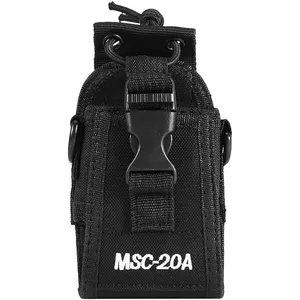 MSC20A tas Walkie Talkie nilon MSC-20A, Kantung tas saku Radio UV-82 BF-888S UV-5R untuk Kenwood BaoFeng