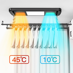 Smart Electric Clothes Drying Rack Automatic Telescopic Remote Height Adjustment Illuminated Air-Drying Clothes Rod - Product Image 3