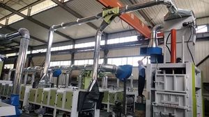 Empacadora horizontal hidráulica Newhaina confiable, nueva máquina textil para ropa vieja, producto de planta de fabricación de balas de fibra de algodón - Product Image 3