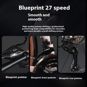 Vélo de <span class=keywords><strong>route</strong></span> 700C à vente chaude avec 27 vitesses, vélo de <span class=keywords><strong>route</strong></span> cyclo, <span class=keywords><strong>axe</strong></span> <span class=keywords><strong>traversant</strong></span>, frein à disque, fourche en alliage d'aluminium - construction entièrement en acier - Product Image 4