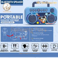 Haut-parleur éducatif pour enfants à double microphone pour clavier et chant, jouet en ABS – Vente chaude