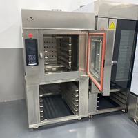 Four rotatif à air chaud de haute qualité à 5, 10 ou 15 plateaux, en acier inoxydable, pour la boulangerie, la pizza, la baguette, pour les restaurants et la restauration