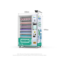 Máquina Expendedora Inteligente con Pantalla Táctil para Snacks y Bebidas en Atracciones Turísticas: Doble Función (Temperatura Ambiente y Refrigerada)