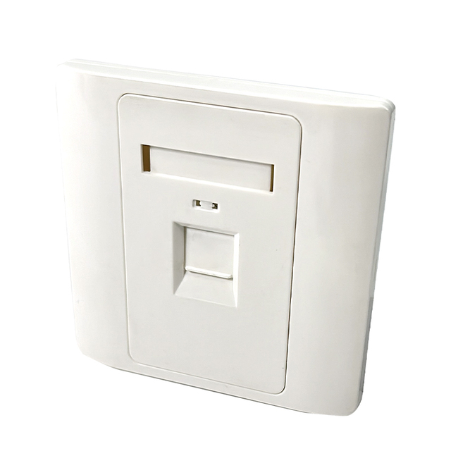 86 Type Ethernet Telecom Parts 2 3 4 RJ45 Keystone Wall Socket Faceplate 1 2 Port Network Wall Face Plate
