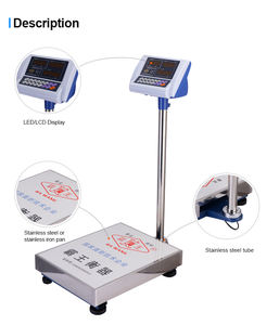 300kg/100kg faltbare Plattform waage Anpassbare OEM-Tisch waage mit CE/OIML-Zertifizierung und LED/LCD-Display - Product Image 4
