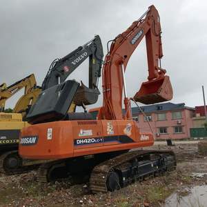 Excavatrice sur chenilles hydraulique Doosan DH240LC-7, machines de construction robustes et efficaces de Corée du Sud, composants principaux du moteur et de la pompe - Product Image 1