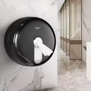 Rollo de papel higiénico transparente, dispensador montado en la pared, sin perforar, soporte para hotel - Product Image 2