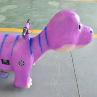 Scooter électrique animatronique dinosaure à monnayeur pour enfants, modèle de parc d'attractions, scooter dinosaure, balade dinosaure pour enfants