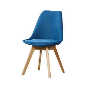 Chaises de salle à manger scandinaves avec coussin supérieur convertible, meubles de maison nordiques, pieds en bois, matériau en tissu contemporain, Zehao - Product Image 3