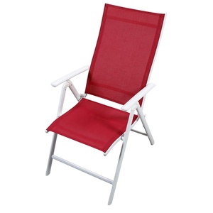 Steel Folding <strong>Garden</strong> <strong>Chairs</strong> Adjustable with Armrests 7 Position Adjust with <strong>High</strong> <strong>Back</strong> Comfortable - Product Image 4