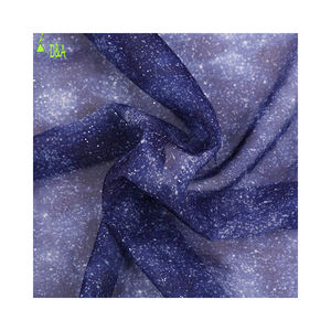 Gran oferta 100% Poly 30D tela de gasa Lisa brillante impresión Digital personalizada para mujeres ropa de dormir ecológica vestidos niñas - Product Image 1