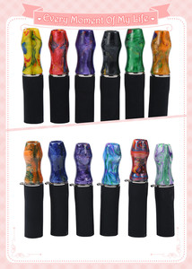 Boquilla de resina para narguile, accesorios de silicona para la boca, bolsas para narguile, boquilla de succión, cuerda colgante, puntas de plástico para Shisha - Product Image 5