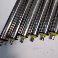 Rouleau de convoyeur industriel en acier à double pignon, neuf, vente en gros d'usine, personnalisable pour hôtels, avec garantie de 2 ans