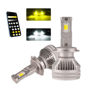 Bombillas LED para Faros Delanteros de Nuevo Diseño, Cambio de Color, H1 H3 9005 9006 H11 H7, Faros LED con Control por Aplicación - Product Image 4