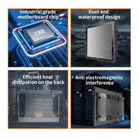 Panel industrial integrado PC I3 I5 I7 Panel táctil industrial PC Ipc Windows Computadora de control industrial