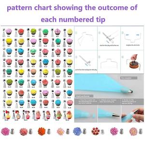 Best seller cupcakes bake set,480 pezzi Kit per decorare torte forniture da forno teglia da forno con set di rack, set di stoviglie per principianti - Product Image 6