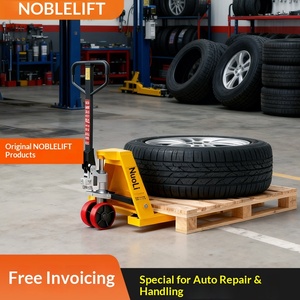 महान लिफ्ट मैनुअल फोर्कलिफ्ट नायलॉन पहियों 2.5/3 टन कार मरम्मत भागों उपकरण ग्राउंड जैक हैंड पुश पैलेट ट्रक चीन में बनाया गया - Product Image 2