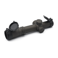 Lunette de tir Holy Warrior NF HWO-NXS 1-4x24mm LPVO SFP en aluminium à 3 fentes avec tube de 30 mm, marquages originaux complets pour la chasse