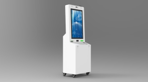 Kiosque libre-service au sol de 32 "avec reconnaissance faciale, Android 2.0GHZ, avec imprimante, petit stockage - Product Image 3