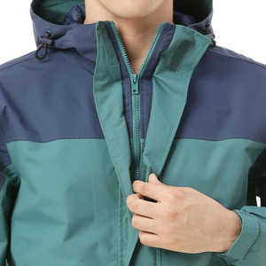 Men'<b>s</b> Outdoor Waterproof <b>Jacket</b> Hooded Windbreaker Rain Coat Lightweight Polyester Outerwear Waterproof <b>Jacket</b> - Product Image 3