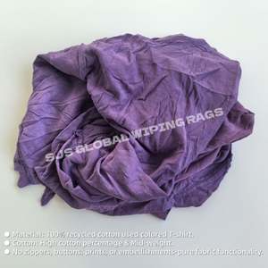 Trapos de Limpieza Multiusos 100% Algodón de Colores Variados para Limpieza Industrial - Product Image 4