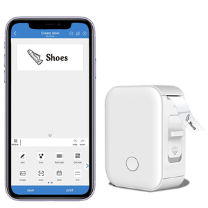 VSON WP9525 NEW Small Size Smart Mini Portable Thermal <strong>Label</strong> Printer 15mm <strong>Sticker</strong> <strong>Maker</strong> for Ios Android - Product Image 4