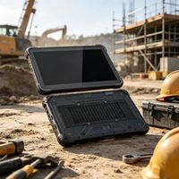 Tablette robuste industrielle Hidon Factory 12,6 pouces Win10 Intel I5 16 Go + 256 Go 4G/5G avec lecteur d'empreintes digitales NFC, scanner 2D, RFID UHF