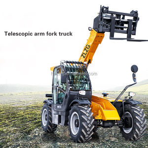 Produsen Cina mesin Diesel 4X4 penggerak kendali jarak jauh Forklift 5 Ton sekop depan kompak Boom teleskopik kecil - Product Image 2