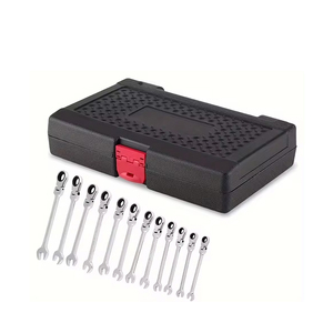 Juego de llaves de vaso métricas ajustables de <span class=keywords><strong>8</strong></span>-19Mm, 12 piezas, con caja, Kit de herramientas de mano duradero, garaje para uso en el hogar - Product Image 6