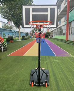 Aro <span class=keywords><strong>de</strong></span> <span class=keywords><strong>Baloncesto</strong></span> Portátil Ajustable con Tablero <span class=keywords><strong>de</strong></span> PE, Soporte y Aro Móviles <span class=keywords><strong>para</strong></span> Uso en Exteriores - Product Image 6