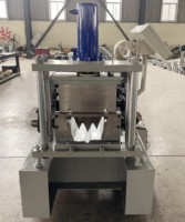 Machine de formage de gouttières sans soudure pour coudes de descente d'évier en métal, pour système de drainage en acier PPGI avec engrenage et roulement