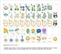 Jeu de Mahjong américain, Mahjong Panda tendance chinois pour cadeau de vacances et jeu de loisirs