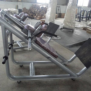 Équipement de gymnastique de musculation commerciale de qualité supérieure Plaque chargée Machine Leg Press <span class=keywords><strong>Hack</strong></span> Squat avec personnalisation des couleurs - Product Image 5