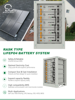 Batterie Lifepo4 BR SOLAR 51,2V montée sur rack, 106Ah, empilable, batterie ESS pour usage domestique, certifiée CE, 6000 cycles