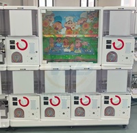 WANGERBAO Mini 50-100mm Gacha cápsula juguete estilo japonés aceptador de monedas para niños 6 + años para Centro Comercial juegos de Arcade