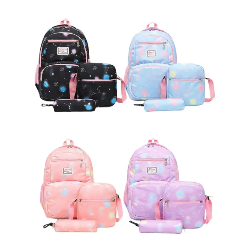 2024 neue Schultaschen Rucksack Tasche für Damen modisch individuell Herren Damen Rucksack Leder Mode Luxus wasserdicht College-Mädchen