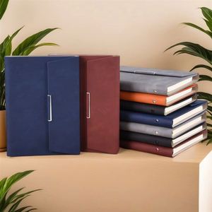 Libreta de Cuero PU A5 de Alta Calidad, con 6 Anillas, Planificador Diario y Semanal, Idea de Regalo Personalizada, Material de Cubierta de Tela y PP - Product Image 2