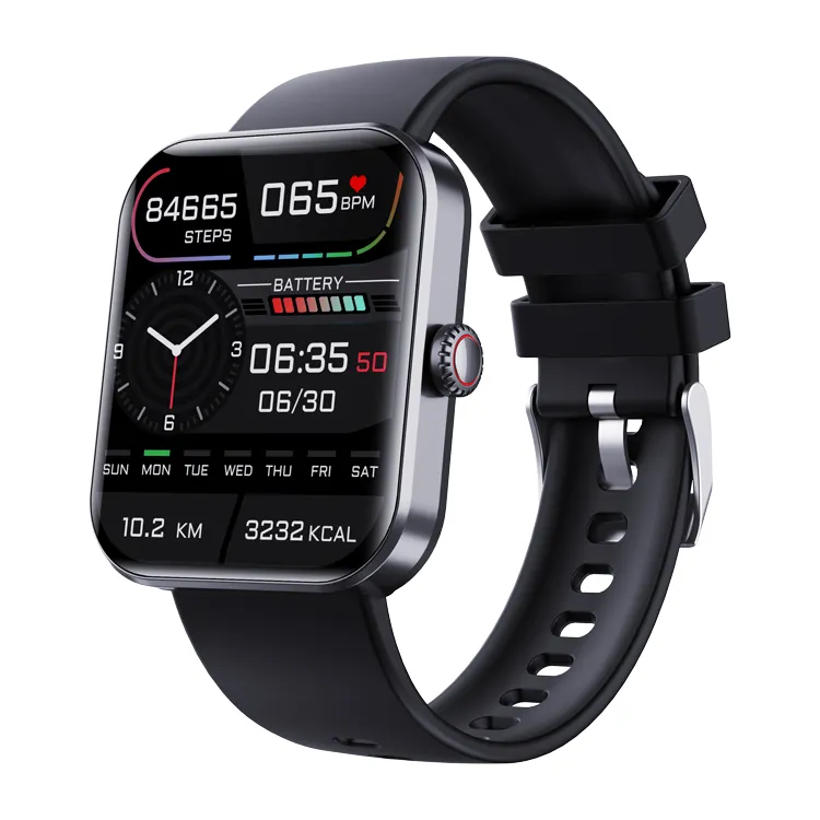 Cheap Price Blood Glucose Heart Rate Fitness Monitor Waterproof Calling Noise Android Smart Watch Smartwatch