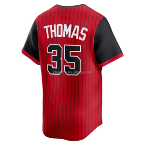 Vente en gros de maillots de baseball brodés Chicago White Sox USA # 88 Luis <span class=keywords><strong>Robert</strong></span> Jr. # 35 Frank Thomas # 35 Vêtements de softball Frank Thomas - Product Image 5