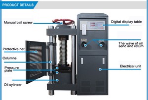 Máquina de Teste de Compressão Digital HST-YES2000 2000kN |   Testador de Concreto e Materiais de Construção de 200 Toneladas - Product Image 5