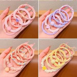 5 Cute Korean-Style <strong>Hair</strong> Ties for <strong>Girls</strong> Sweet Ponytail <strong>Hair</strong> <strong>Accessories</strong> Good-Looking <strong>Hair</strong> Rope Set for Little <strong>Girls</strong> - Product Image 4