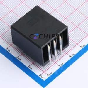 HC-5.08D-2*3AW-05 Wire-to-Board Pin Header Bent Lead Through Hole,P=5.08mm Connector 2x3P 5.08mm Right Angle Insert 6P - Product Image 2