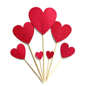 Adornos <span class=keywords><strong>de</strong></span> magdalenas <span class=keywords><strong>de</strong></span> San Valentín, palitos <span class=keywords><strong>de</strong></span> corazón para cupcakes, temática <span class=keywords><strong>de</strong></span> amor <span class=keywords><strong>dulce</strong></span>, boda, compromiso, fiesta nupcial, Día <span class=keywords><strong>de</strong></span> San Valentín - Product Image 3