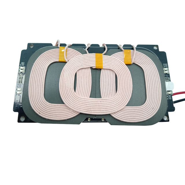 Automotive Wireless Fast Charge Transmitter Coil Module Custom 20W High Power 3-coil Wireless Charger Module Board