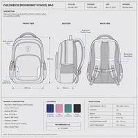 Sacs d'école personnalisés Smiggle Factory pour les élèves du primaire, sac à dos pour enfants, sac à dos pour adolescents, sacs pour livres scolaires
