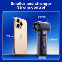 Mini Soplador de Aire Eléctrico Turbo Jet, 110000 RPM, 4000 mAh Recargable, Ventilador de Aire Comprimido Turbo de Alta Potencia
