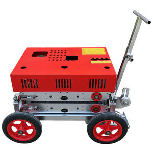 Convoyeur à bande à commande manuelle à essence ; Convoyeur à bande à démarrage électrique de type bande/chaîne pour équipement de fibre optique - Product Image 3