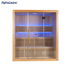 Chất Lượng Cao Tùy Chỉnh Dành Cho Người Lớn Bằng Gỗ Di Động Hồng Ngoại Hơi Nước Hiện Đại Phòng Tắm Hơi Cho Nhà Nhiều Người Sử Dụng - Product Image 5