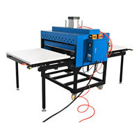 Mesin Press Panas Pneumatik Format Besar 80*100/100*120/120*150 cm Model Hidrolik Opsional