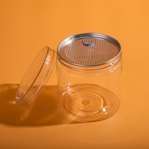 <span class=keywords><strong>Bocaux</strong></span> en plastique de qualité alimentaire de 250 ml, 350 ml, 400 ml, 500 ml, 600 ml, 750 ml, <span class=keywords><strong>bocaux</strong></span> scellés pour l'emballage alimentaire, <span class=keywords><strong>bocaux</strong></span> en PET à ouverture facile avec anneau de traction - Product Image 1
